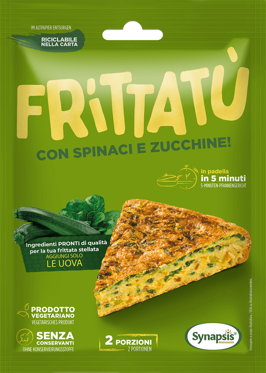 frittatu spinaci e zucchine